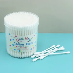 200pcs Disposable Medical Grade Cotton Swabs Eco Friendly Ear Cleaning Cotton Buds for Personal Hygiene and First Aid Use
