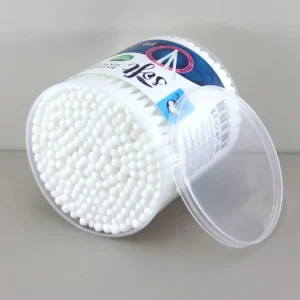 200pcs Disposable Medical Grade Plastic Cotton Swabs Eco-Friendly Ear Cleaning Cotton Buds for Personal Hygiene