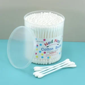 200pcs Disposable Medical Grade Plastic Cotton Swabs Eco-Friendly Ear Cleaning Cotton Buds for Personal Hygiene