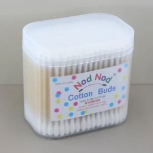 200pcs Eco Friendly Biodegradable Bamboo Cotton Swabs 100% Natural Cotton Makeup Daily Cleaning Bulk Available