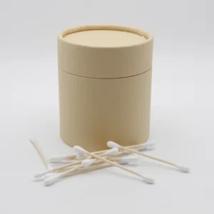 200pcs Eco Friendly Biodegradable Bamboo Wood Stick Cotton Swabs for Daily Use