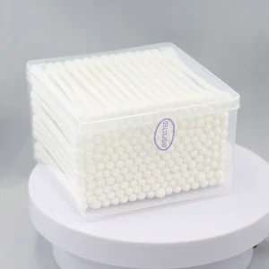 200pcs Eco Friendly Cotton Swabs Double Tips Biodegradable Ear Cleaning Makeup Removal Custom Logo Available