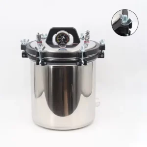 201 Autoclave Pressure Steam Sterilizer Customizable 8L/12L/18L/24L Capacity DCM Supported Laboratory Equipment