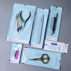 20pcs bag Self sealing Sterilization Pouches Bags 5 Sizes Medical grade Bag Disposable Nail Art Tattoo Accessories Supplies