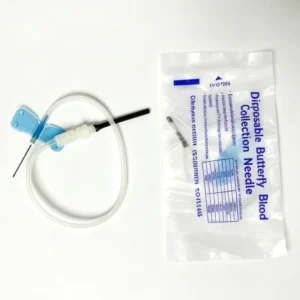 21g 23g 18cm Length Disposable Plastic Butterfly Vacuum Blood Collection Set with Needle Eco Friendly for Vet Use
