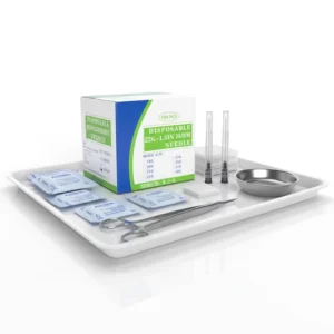 22G38mm Stainless Steel & Plastic Eco-Friendly Sterile Veterinary Needles for Multi-Animal Use