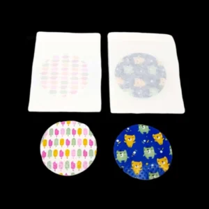 22mm 25mm Round Injection Plasters for Children Animated 100 Pcs Band Aids Spot Wound Plaster Cartoon Adhesive Bandage for Kids