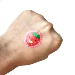22mm Round Injection Plasters for Children Animated 100 Pcs Band Aids 25mm Spot Wound Plaster Cartoon Adhesive Bandage for Kids