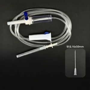 23G Needle Medical Disposable IV Infusion Set Veterinary Disposable Infusion Set CE ISO Sterile Gravity Administration