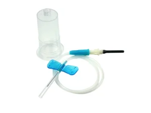 23G Safety Blood Collection Butterfly Needle Low Pain IV Infusion Set for Medical Phlebotomy and Veterinary Clinics