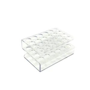 24 Holes Test Tube Rack Acrylic Blood Tube Rack Test Tube Rack for Laboratory