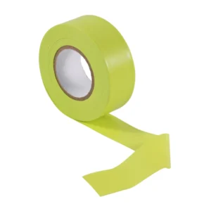 240Rolls 0.07mm Thick Trail Tape 18mm X 30m Non sticky PVC Ribbon Neon Marking Flagging Tape for Survey Boundaries