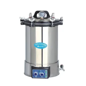 24L Portable Stainless Steel Portable Autoclave High Temperature Steam Sterilizer