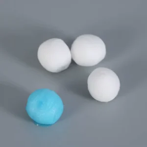 25*25mm Dental Cotton Balls High Purity Soft Absorbent White Class II Customizable Size Non-Sterile CE Medical