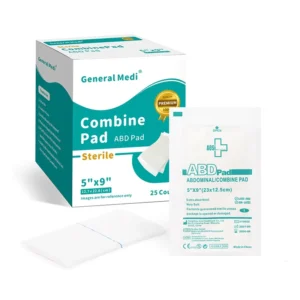 25 Pack 5×9 Sterile Abdominal ABD Combine Pads X Ray Absorbent Medical Gauze Pad