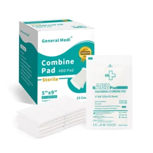 25 Pack 5×9 Sterile Abdominal ABD Combine Pads X Ray Absorbent Medical Gauze Pad