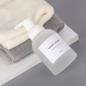 250ml 360ml Empty Frosted Hand Wash Bottle Hand Sanitizer Bottle with Foam Pump