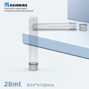 28ml Medical Research Blood Collection Bottles 30 40 45 50 55 60ml Empty Plastic Preforms with Pump Sealing Type
