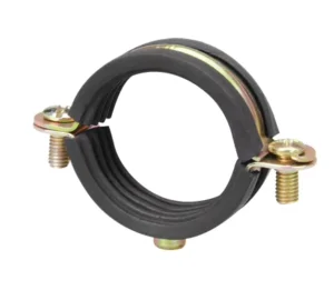 3 Inch PVC 22mm Copper Cast Iron Pipe Clamp With Rubber Double Quick Pipe Clip M6 Hole of Double Pipe Tube