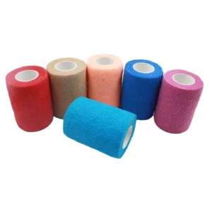 3 Inch Polyester Cohesive Bandage Football Self Adherent Tape Breathable Wrap Soft Sports Hand Grips Hypoallergenic Fitness
