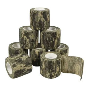 3 Roll Self Adhesive Shotgun Camo Wrap Tape Camouflage Design Cohesive Bandage