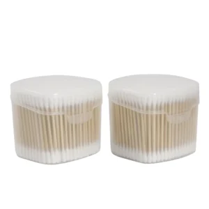 300 PCS CottonTips Cotton Swabs Bamboo Organic Pointed Cleaning Ear Cotton Bud