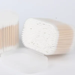 300 Pcs Absorbent Eco friendly Cotton Swabs Bamboo Sticks Cotton Tips