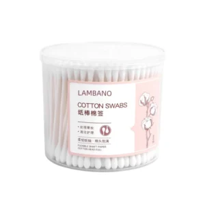 300pcs BOX Double Head Paper Stick Cotton Swabs Hygienic Cleansing Makeup Remover Cotton Swab