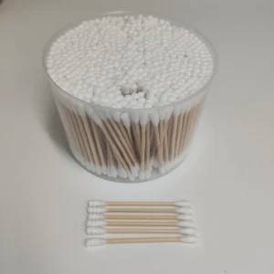 300pcs Big Size Swabs Bamboo Cotton Buds Stick Double-ended Absorbent Cotton Swabs