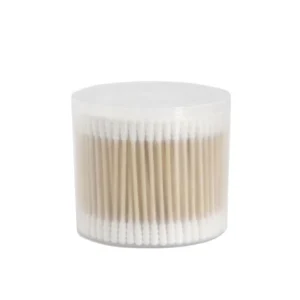 300pcs Double Head Bamboo Stick Eco Fryendly Cotton Swab Cotton Tips
