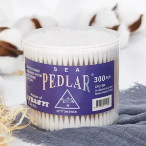 300pcs Eco-Friendly Biodegradable Bamboo Cotton Swabs 100% Natural Cotton Makeup Daily Cleaning Bulk Available