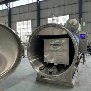 304 Stainless Steel Dog Food Retort Machine High Pressure Autoclave Food Sterilization