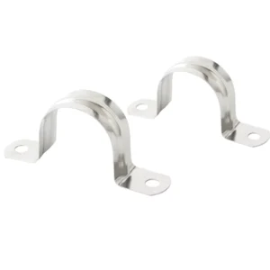 304 Stainless Steel Pipe Saddle Clamp Corrosion Resistant U Type Pipe Clamp for Marine and Chemical Engineering