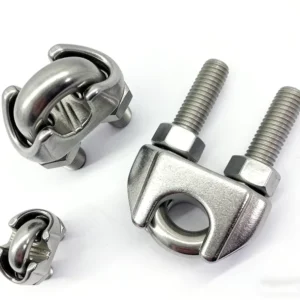 304 Stainless Steel Wire Cable Clamp Wire Rope Clips U Bolt Saddle Fastener