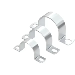 304 Stainless Steel Zinc Finish Thickened U Shaped Buckle Fixed Saddle Hose Clamp Metric OEM Available
