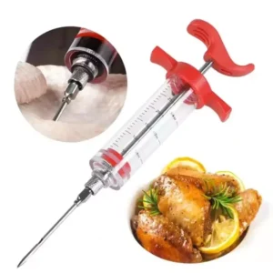 30ml 1oz Turkey Steak Seasoning Injector BBQ Poultry Marinating Syringe Kitchen Accessories for Cooking