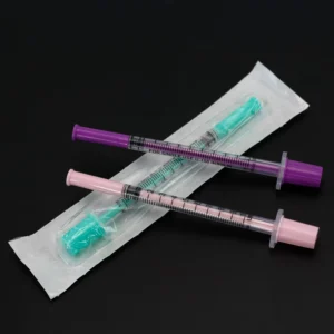 31G 8mm Insulin Syringe with Needle Sterile Peptide Injection Suitable for Liquid Dispensing 30G