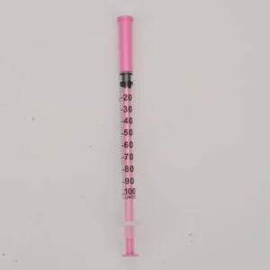 31G X 8mm 1ml Pink Insulin Syringe for Canine Insulin Injection