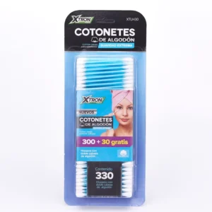330pcs Custom Private Label Cotton Swabs Biodegradable Double Tips in Bulk for Cosmetic Personal Care OEM ODM