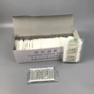 340 CS25 002 Electronic Cleaning Dust Free Disposable Huby Stick Double Pointed Cleanroom Cotton Swab