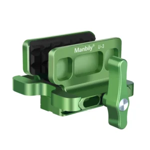 360° Rotating Saddle Adapter for Hunting Tripod Quick Detach Head Clamp with Locking Lever
