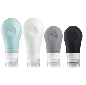 38 60 90ml Silicone Reusable Cosmetic Travel Bottle Shampoo Portable Travel Kit Squeeze Tube TSA Approved Travel Bottle Set