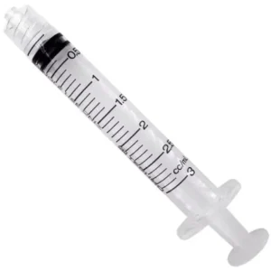 3ml Disposable Plastic Injection Syringes 3cc Luer Lock Screw Syringe
