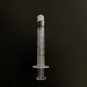 3ml Luer Lock Disposable Plastic Syringe No Needle Bulk Packing Screw Lock Feeding Small Size OEM