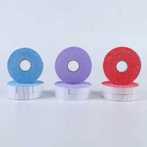 3mm Thickness Double Sided Colored EVA Hot Melt Pressure Sensitive Kids DIY Pre Cut Little Square Dots EVA Foam Tape