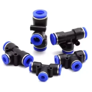 4 6 8mm 10 12MM Air Connectors Pneumatic Slip Lock Tee Quick Connect Plastic Pipe Water Hose Tube Painting 3Way Air Connectors