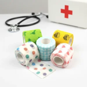 4″ Elastic Horse Leg Non Woven Cohesive Bandage Wrap Adhesive Vet Wrap Bandage for Horse Leg Wraps Boots Pet