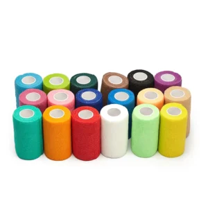 4 Inch X 5 Yards Bulk Order Self Adhesive Bandage Wrap Cohesive Vet Wrap Horse Bandage
