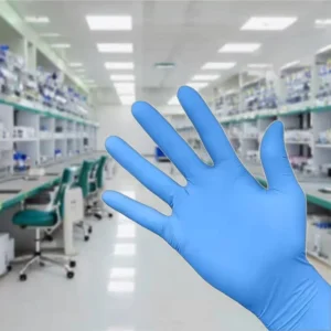 4 Mil Thick Nitrile Gloves Latex Free Powder Free with Textured Grip 4 Sizes for Multipurpose Use Disposable Safety Gloves