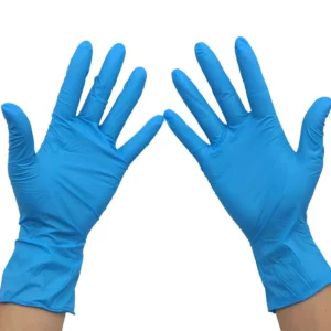 4 Mil Thick Nitrile Gloves Latex-Free and Powder-Free with Textured Grip 4 Sizes Multipurpose Use Disposable Safety Gloves